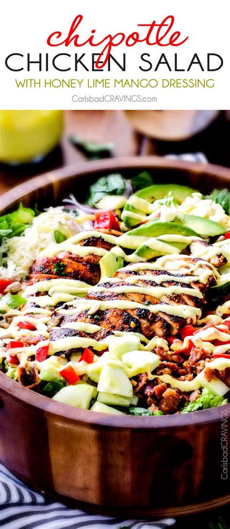 chipotle-chicken-salad-with-honey-lime-mango-dressing image