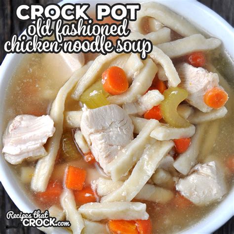 old-fashioned-crock-pot-chicken-noodle-soup image
