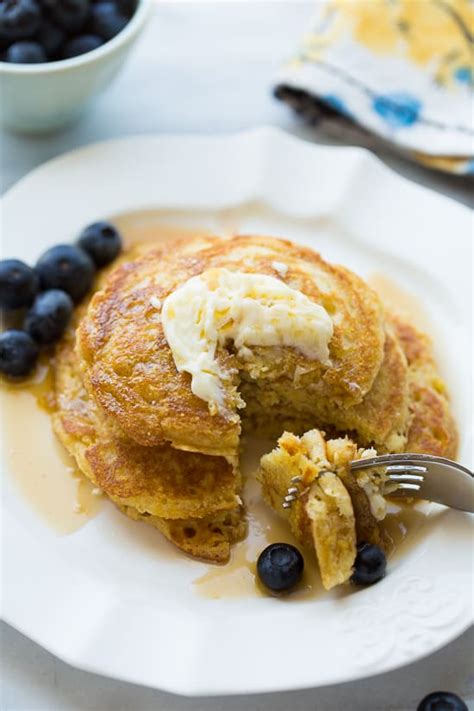 gluten-free-cornmeal-sour-cream-pancakes image