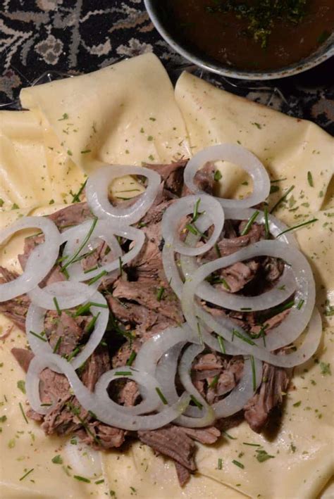 kazakh-beshbarmak-boiled-meat-with-noodles image