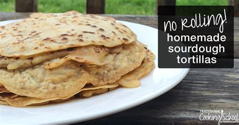 no-rolling-required-homemade-sourdough-tortillas image