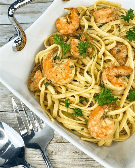 best-shrimp-scampi-recipe-with-pasta-bring-on-the image
