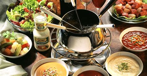 meat-fondue-with-dipping-sauces-recipe-eat-smarter image