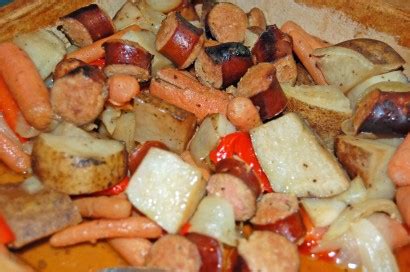 smoked-sausage-veggie-casserole-tasty-kitchen image