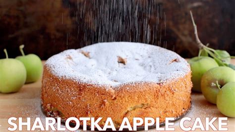 easy-sharlotka-apple-cake-recipe-russian image