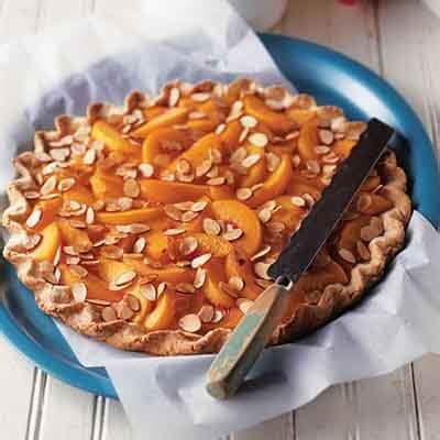 peach-crostata-with-toasted-almonds-recipe-land image