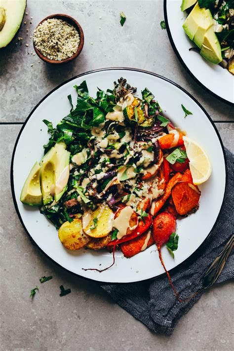 roasted-rainbow-vegetable-bowl-minimalist-baker image
