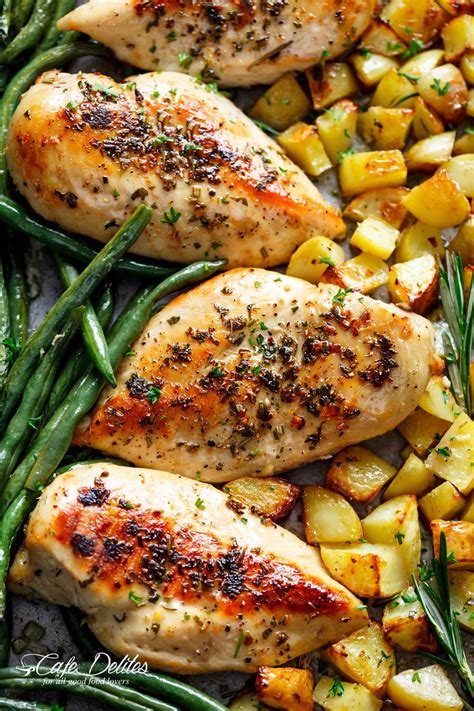 sheet-pan-garlic-herb-butter-chicken-potatoes image