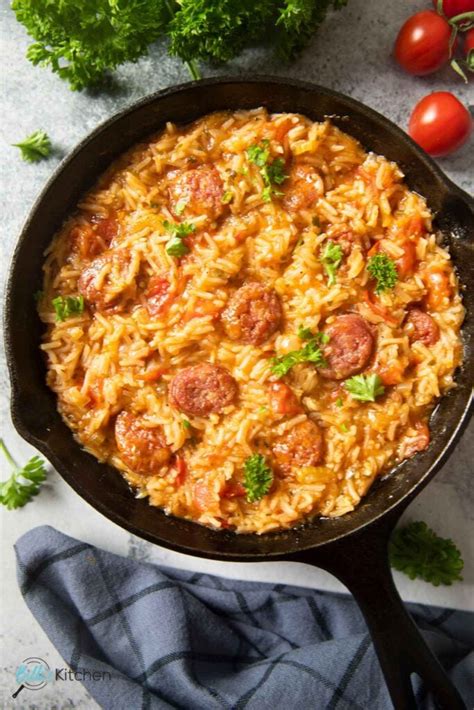 one-pot-italian-sausage-and-rice-billis-kitchen image