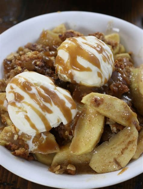 the-best-apple-crisp-recipe-with-a-oatmeal-pecan-crumble-topping image