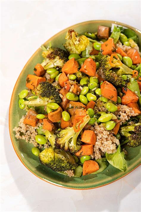 sweet-potato-and-broccoli-salad-bake-protein image
