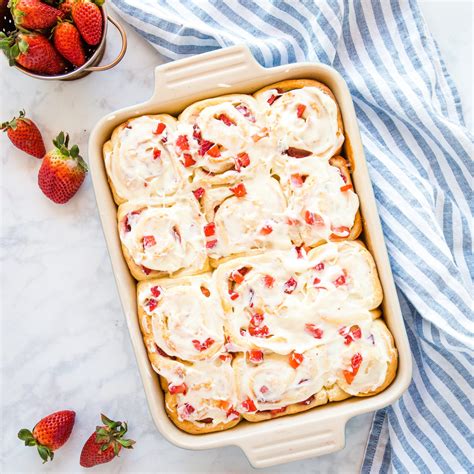 strawberry-cheesecake-sweet-rolls-the-busy-baker image
