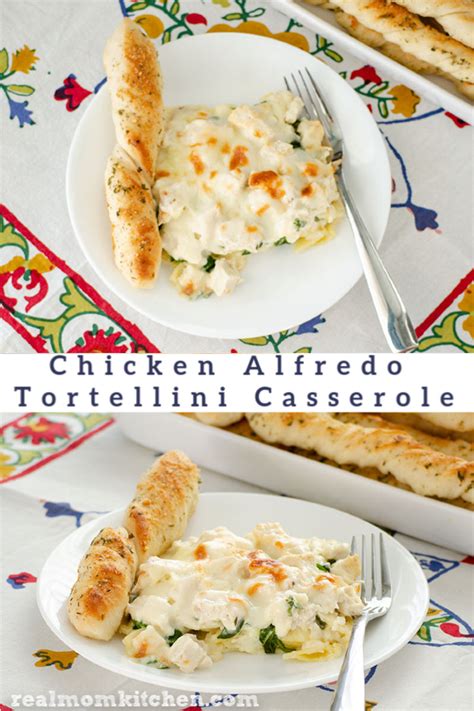 chicken-alfredo-tortellini-casserole-real-mom image