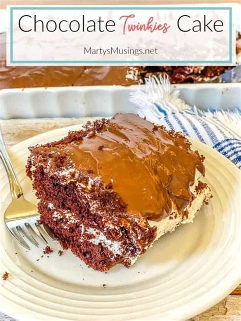 chocolate-twinkies-cake-recipe-perfect-easy-dessert image