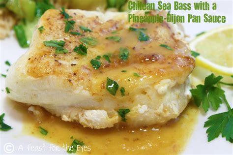 chilean-sea-bass-with-a-pineapple-dijon-pan-sauce image