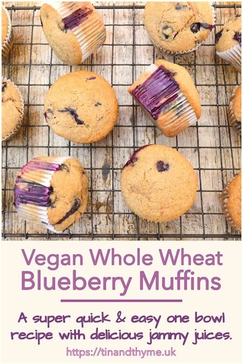 vegan-blueberry-muffins-an-easy-whole-wheat-bake image