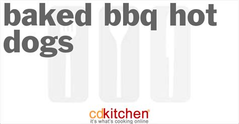 baked-bbq-hot-dogs-recipe-cdkitchencom image