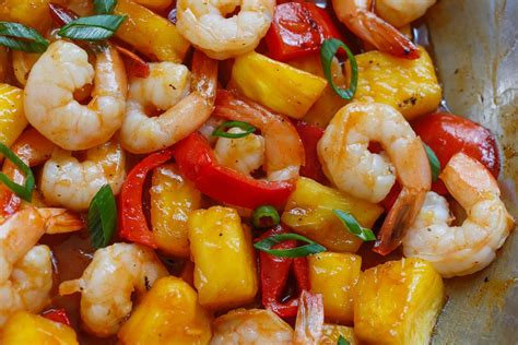 sweet-and-spicy-pineapple-shrimp-stir-fry image