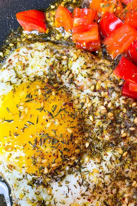 zaatar-eggs-fried-in-olive-oil-the-mediterranean-dish image
