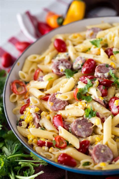 creamy-jalapeno-alfredo-pasta-with-chicken-sausage image