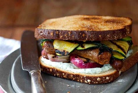 grilled-sausage-sandwich-recipe-leites-culinaria image