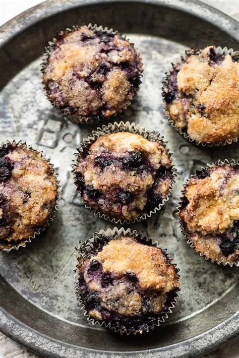 healthy-blueberry-oat-muffins-familystyle-food image