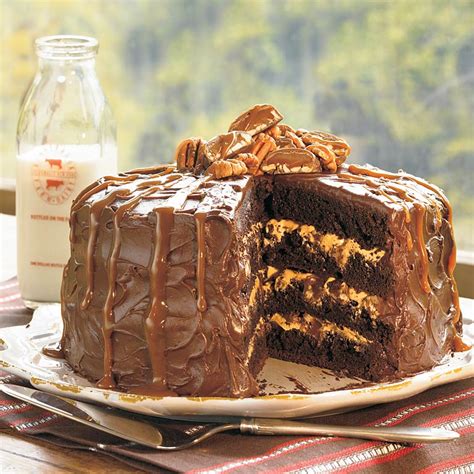 chocolate-turtle-cake-recipe-myrecipes image