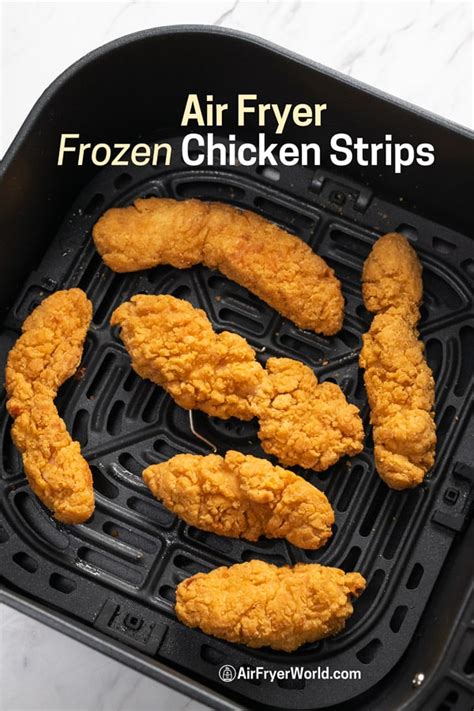 air-fried-frozen-chicken-strips-tenders-crispy-easy image