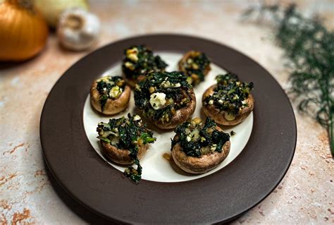 stuffed-mushrooms-with-spinach-walnuts-and-feta image