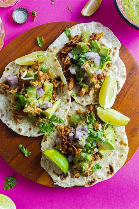 pulled-chicken-tacos-with-kiwi-salsa-chopbellehfull image