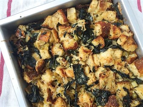 roasted-garlic-and-kale-stuffing-delish image