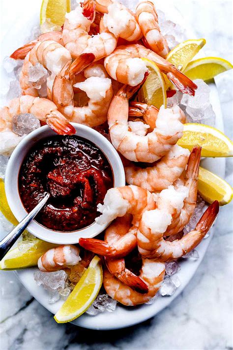 easy-shrimp-cocktail-with-homemade-cocktail-sauce image