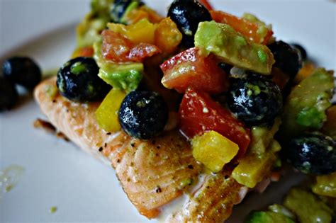 grilled-salmon-with-a-blueberry-corn-salsa image
