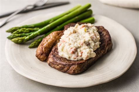 crab-oscar-steak-topping-recipe-the-spruce-eats image