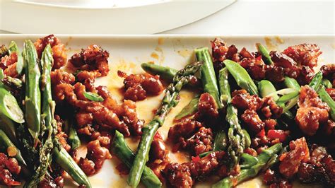 spicy-pork-with-asparagus-and-chile-recipe-bon-apptit image
