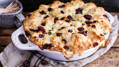 cranberry-brie-blue-cheese-biscuit-appetizer image