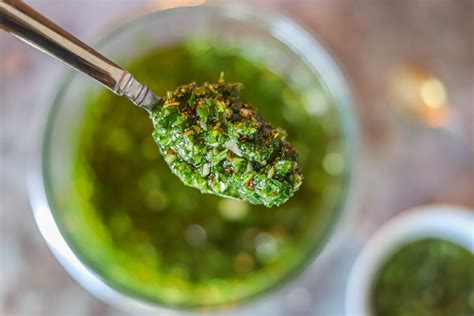 chimichurri-sauce-recipe-argentinian-spicy-herb-sauce image