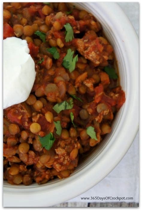 slow-cooker-healthy-turkey-lentil-chili image