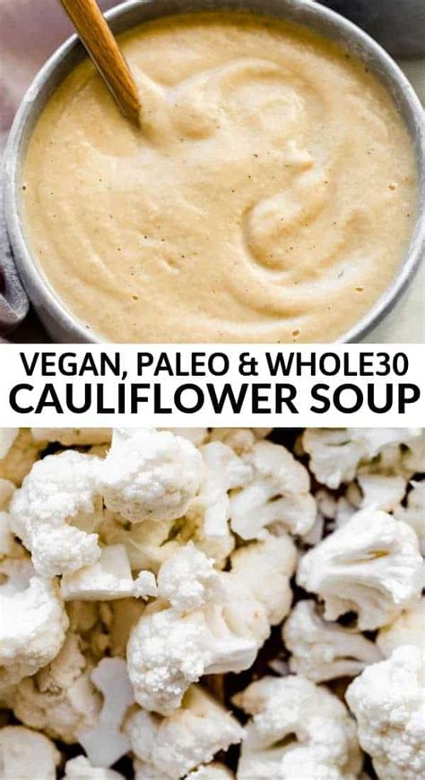 creamy-roasted-vegan-cauliflower-soup-the image
