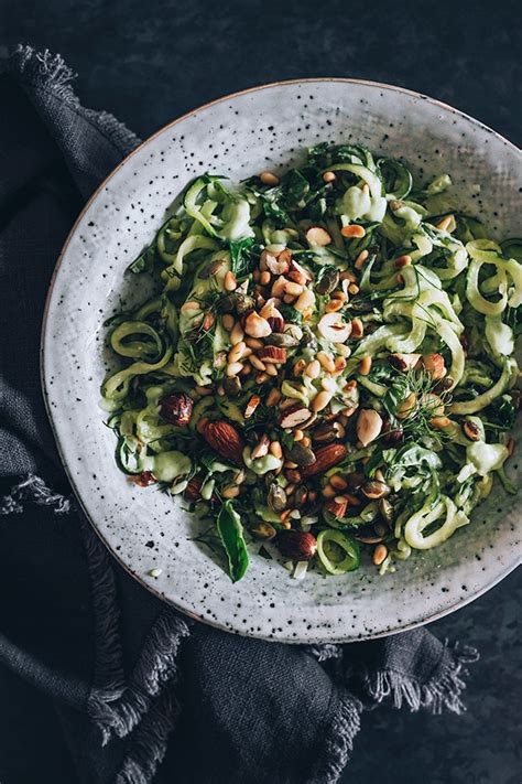 zucchini-pasta-with-avocado-pesto-the-awesome-green image