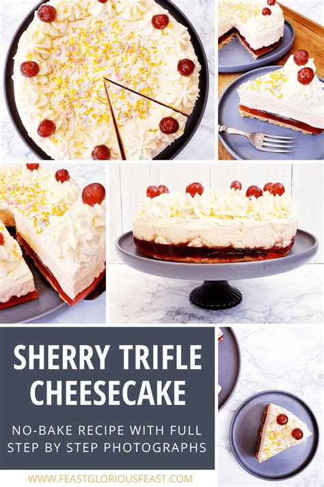 sherry-trifle-cheesecake-no-bake-feast-glorious-feast image