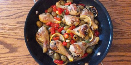 best-lemon-chicken-with-olives-recipes-food-network image