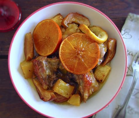 chicken-with-fruit-recipe-food-from-portugal image