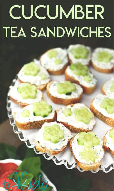 simple-open-face-cucumber-tea-sandwiches image