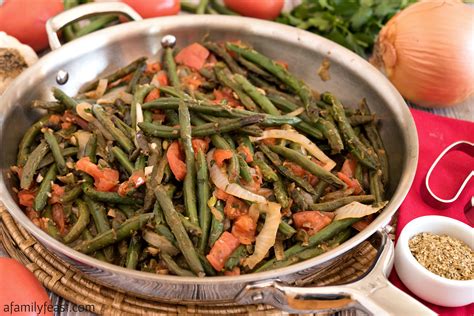 green-beans-with-tomatoes-a-family-feast image