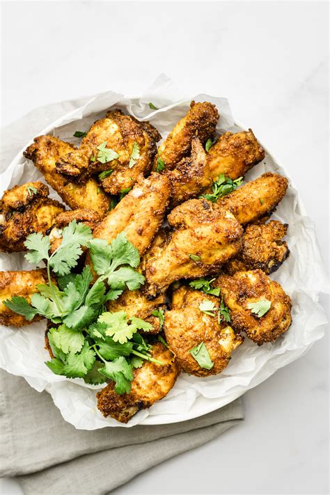 easy-crispy-curry-spiced-chicken-wings-recipe-my image