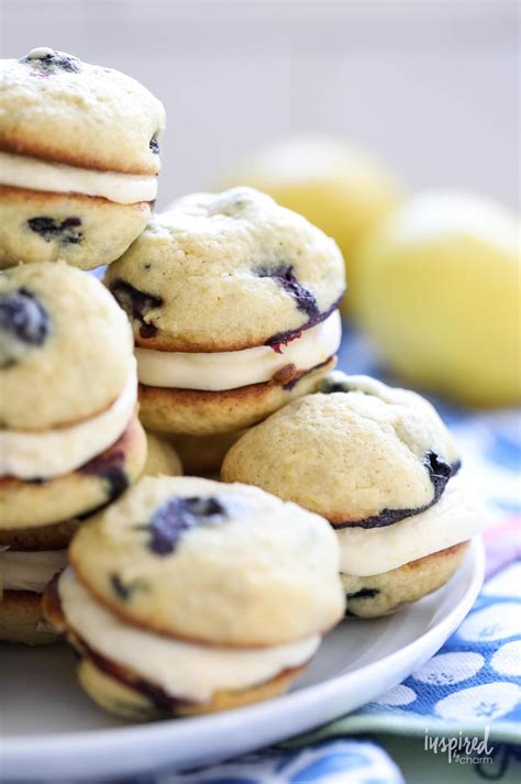 blueberry-lemon-whoopie-pies-delicious-lemon-dessert image