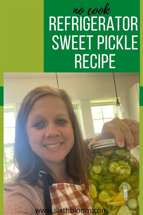 easiest-no-cook-refrigerator-sweet-pickle image