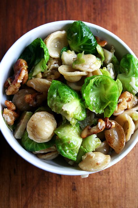 orecchiette-with-brown-butter-brussels-sprouts image