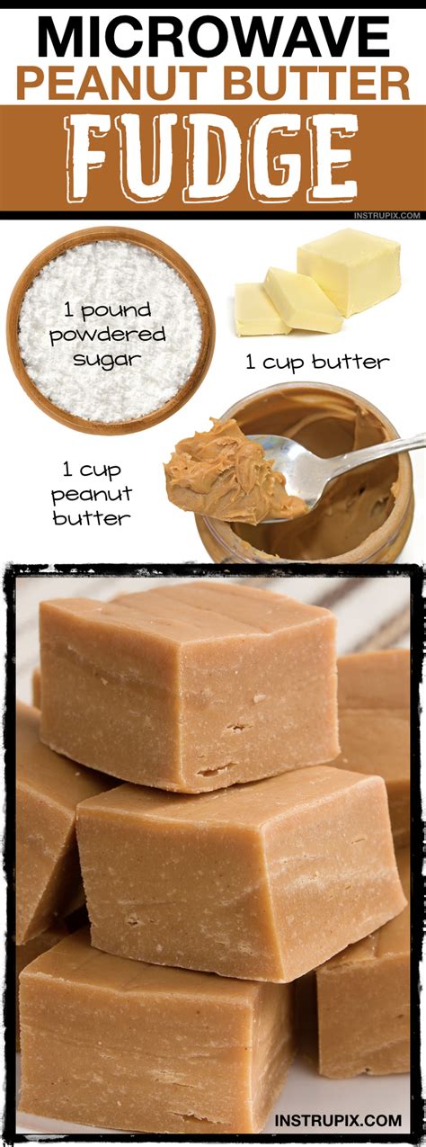 microwave-peanut-butter-fudge-3-ingredients image